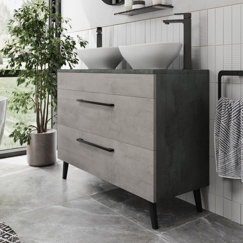 Bathroom vanity unit double - bathroom,