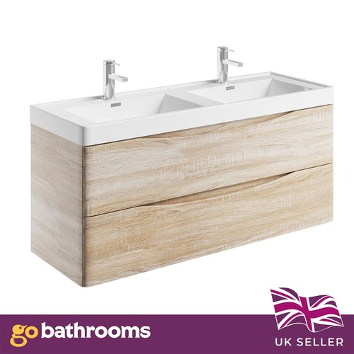 1200mm double vanity - vanity, unit