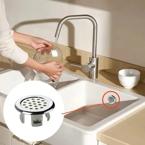 Bathroom basin sink overflow - bathroom,