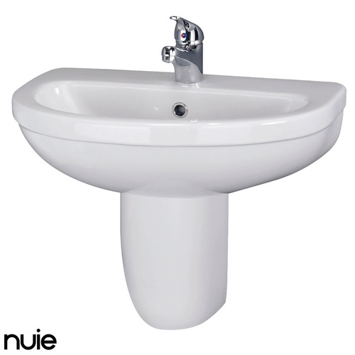 Wall mounted 555mm - 555mm, basin