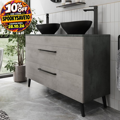 Bathroom vanity unit double - unit,