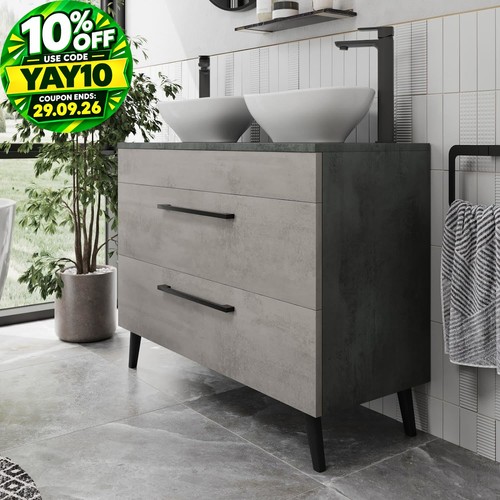 Bathroom vanity unit double - bathroom,