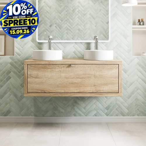 1100mm double countertop - 1100mm,