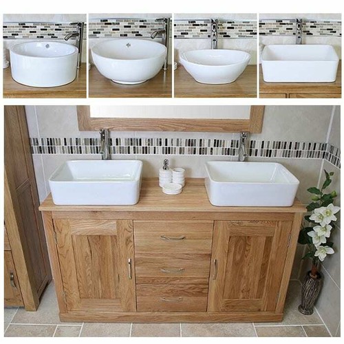 Bathroom vanity unit oak - vanity,