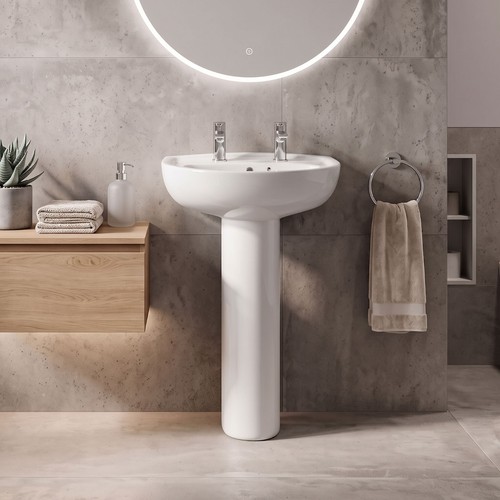 Nuie ramsay 550mm basin full - 550mm,