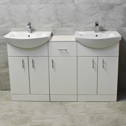 1450mm double vanity - vanity, unit