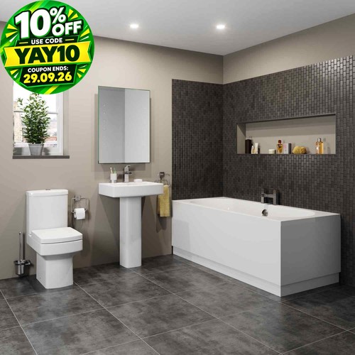 Modern bathroom suite - suite, double