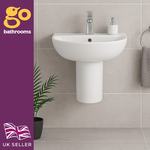 Sink basin semi pedestal one - basin,