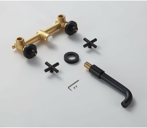 Double cross handlewall mount - double,