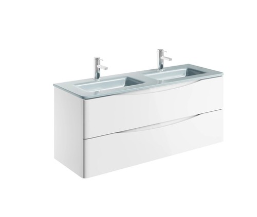 1200mm white gloss double wall - 1200mm,