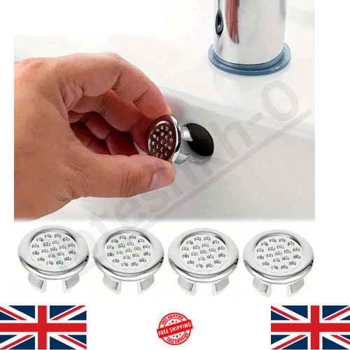 4pcs chrome sink - sink, overflow