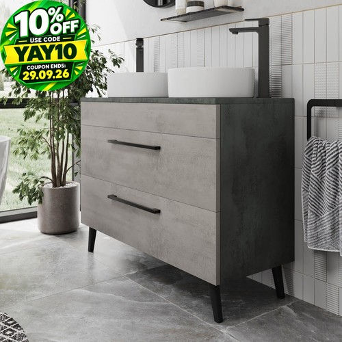 Bathroom vanity unit double - unit,