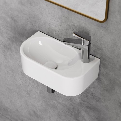 Bathroom wash basin sink - wash, wall